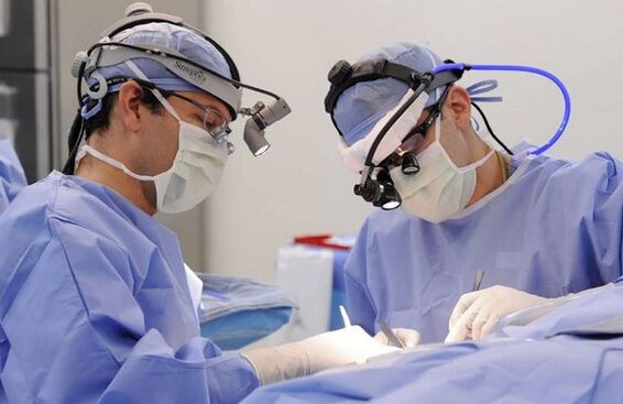 Surgery to treat back pain below the left shoulder blade
